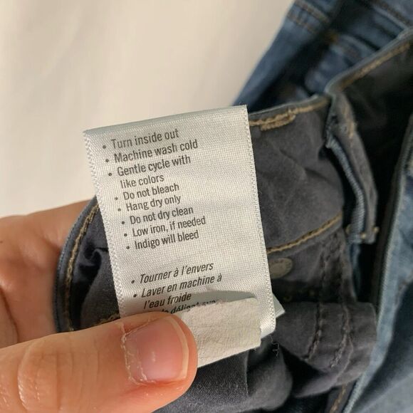 PAIGE Jeans Women's 25 Medium Wash Blue Denim Skyline Skinny Low Rise Cotton Bl - Picture 7 of 10